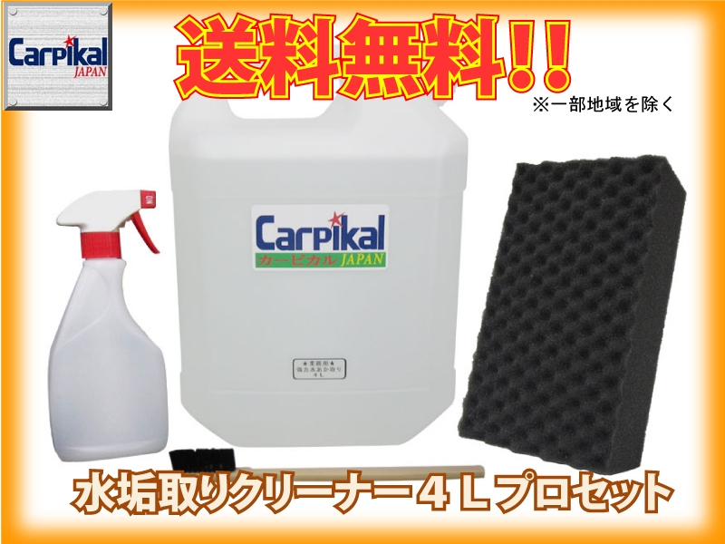 業務用 強力水垢取りクリーナー ４Lプロセット